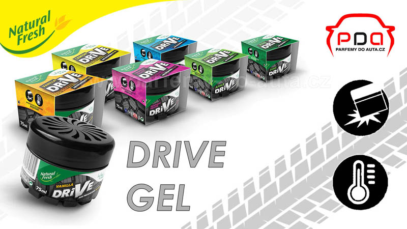 Drive Gel Natural Fresh gelové vůně do auta 16-9 800